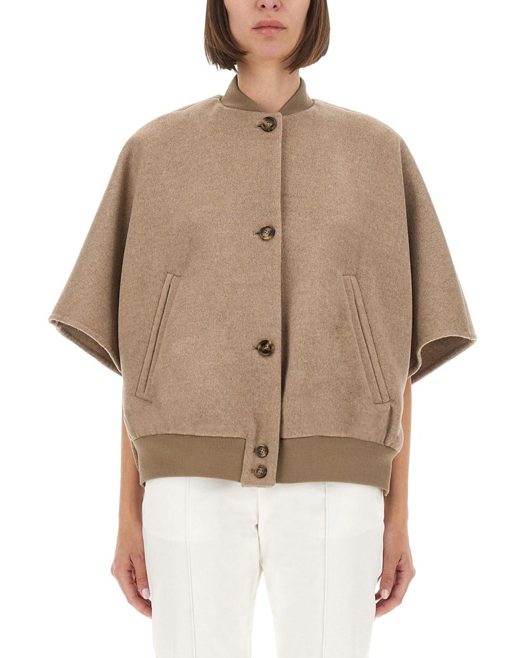 Max Mara Natural Coat "Leticia"