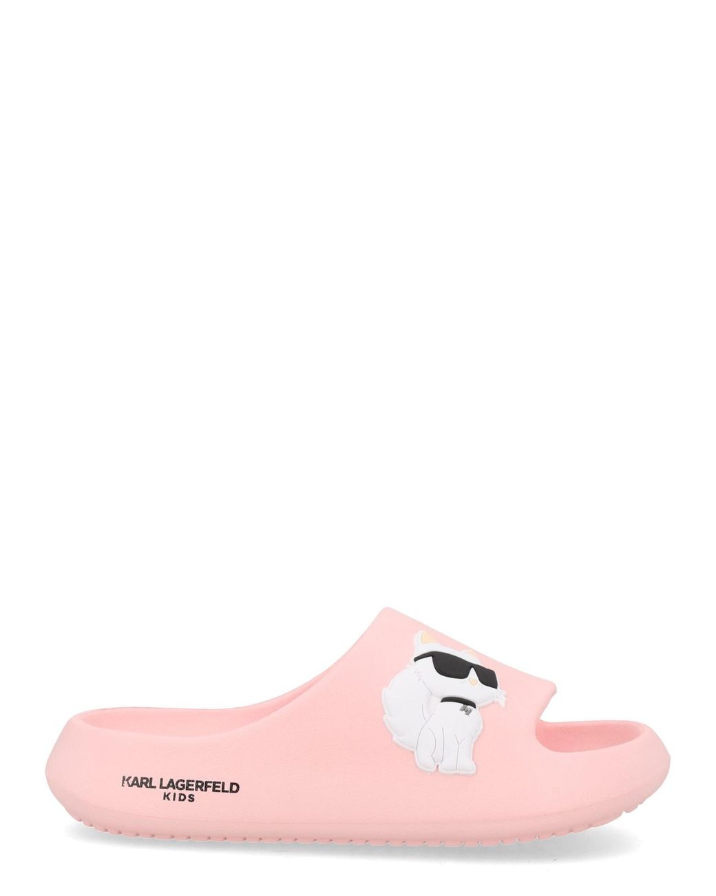 Karl Lagerfeld Pink Ciabatte Con La Fascia