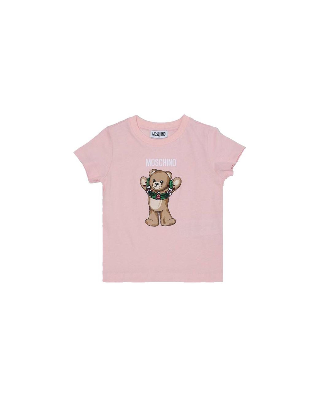 Moschino Pink T-Shirt With Logo