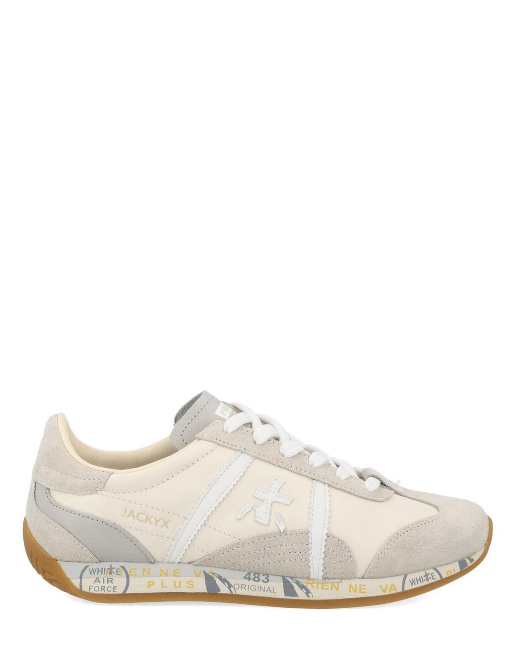 Premiata White Logo Jackyx-25D Sneakers