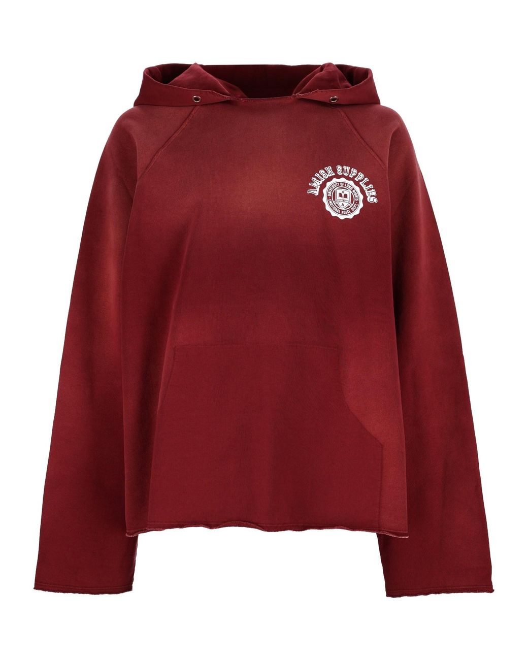 AMISH Red Felpa Con Logo for men