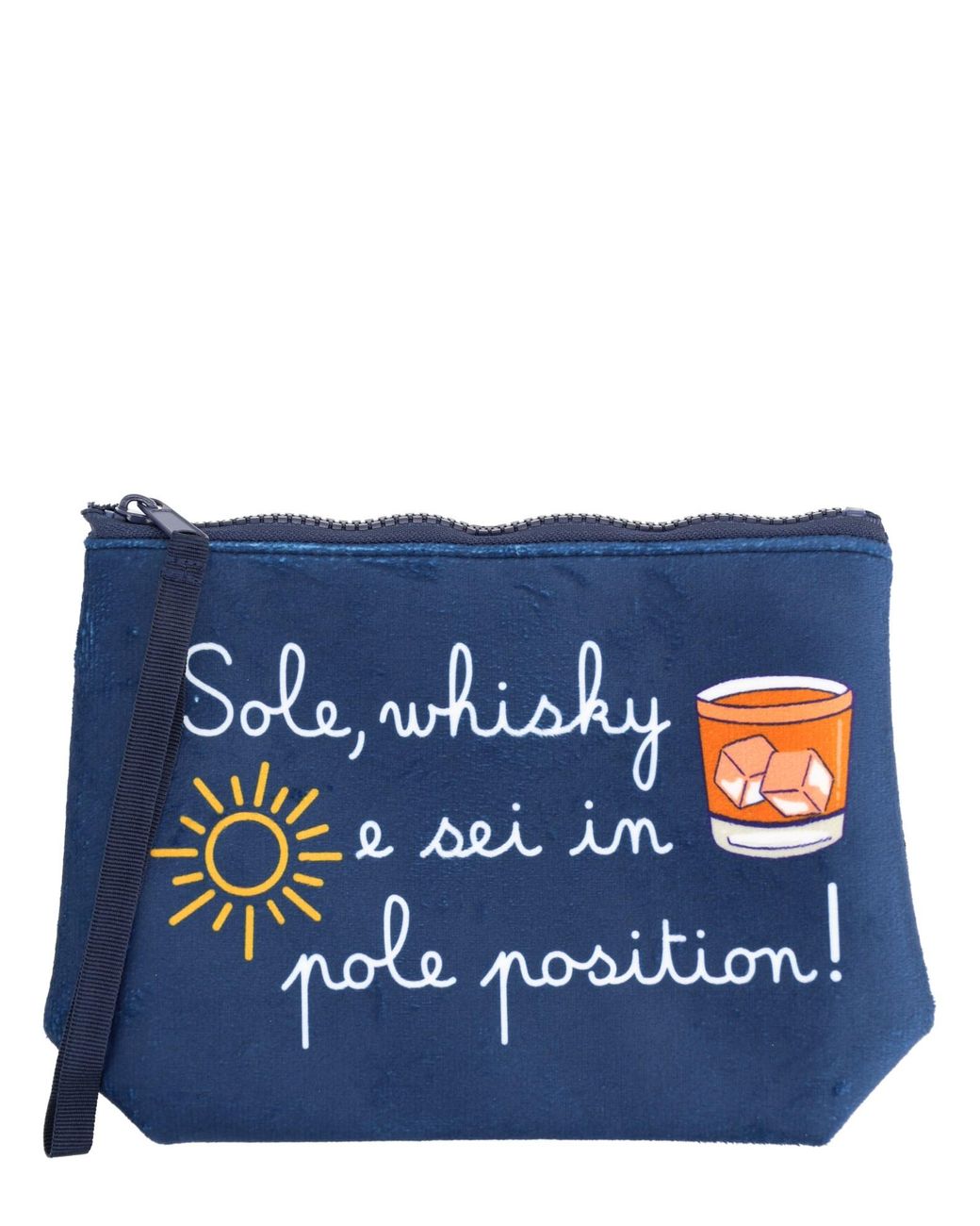 Mc2 Saint Barth Blue Clutch Bag "Aline"