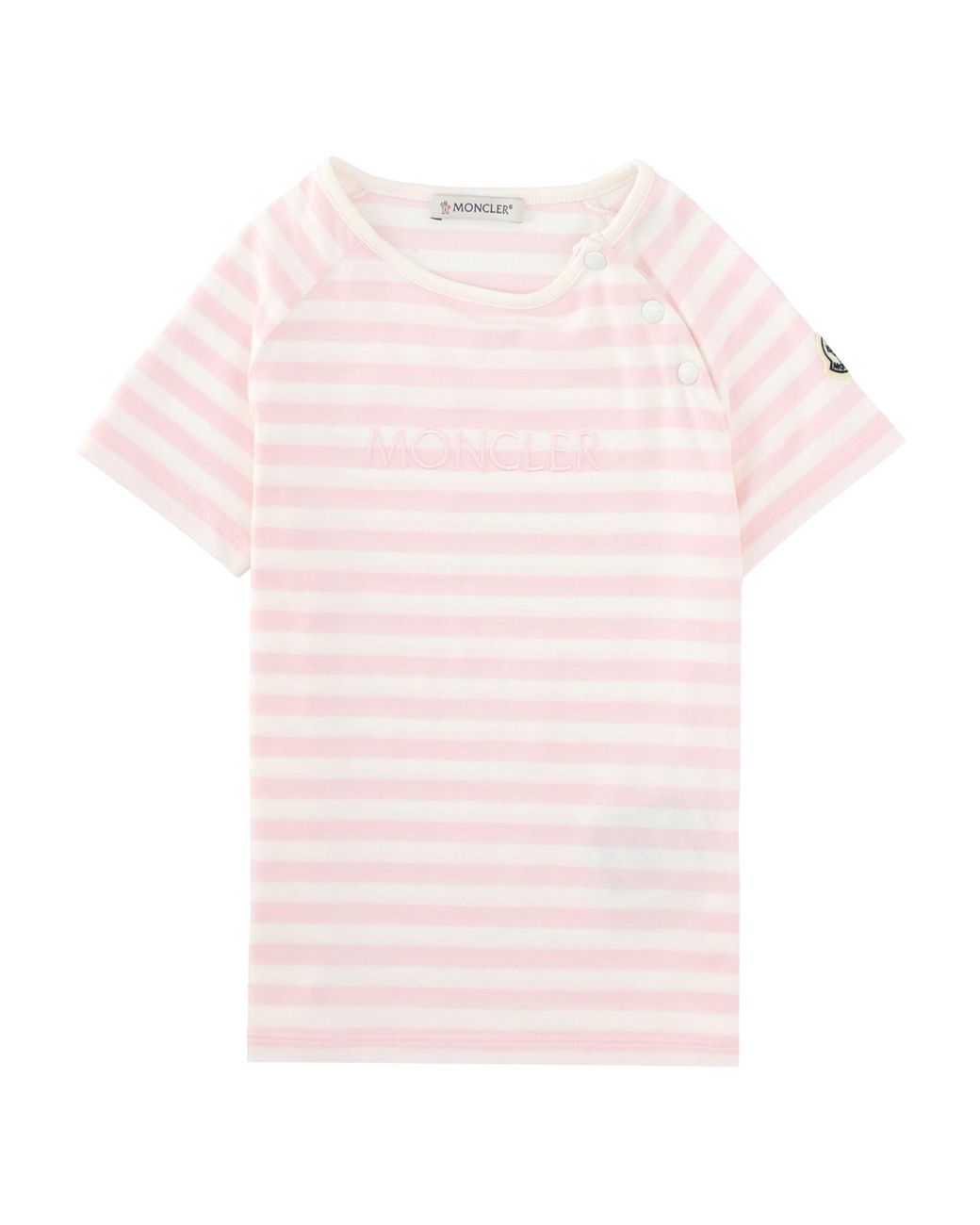 Moncler Pink T-Shirt Maniche Corte