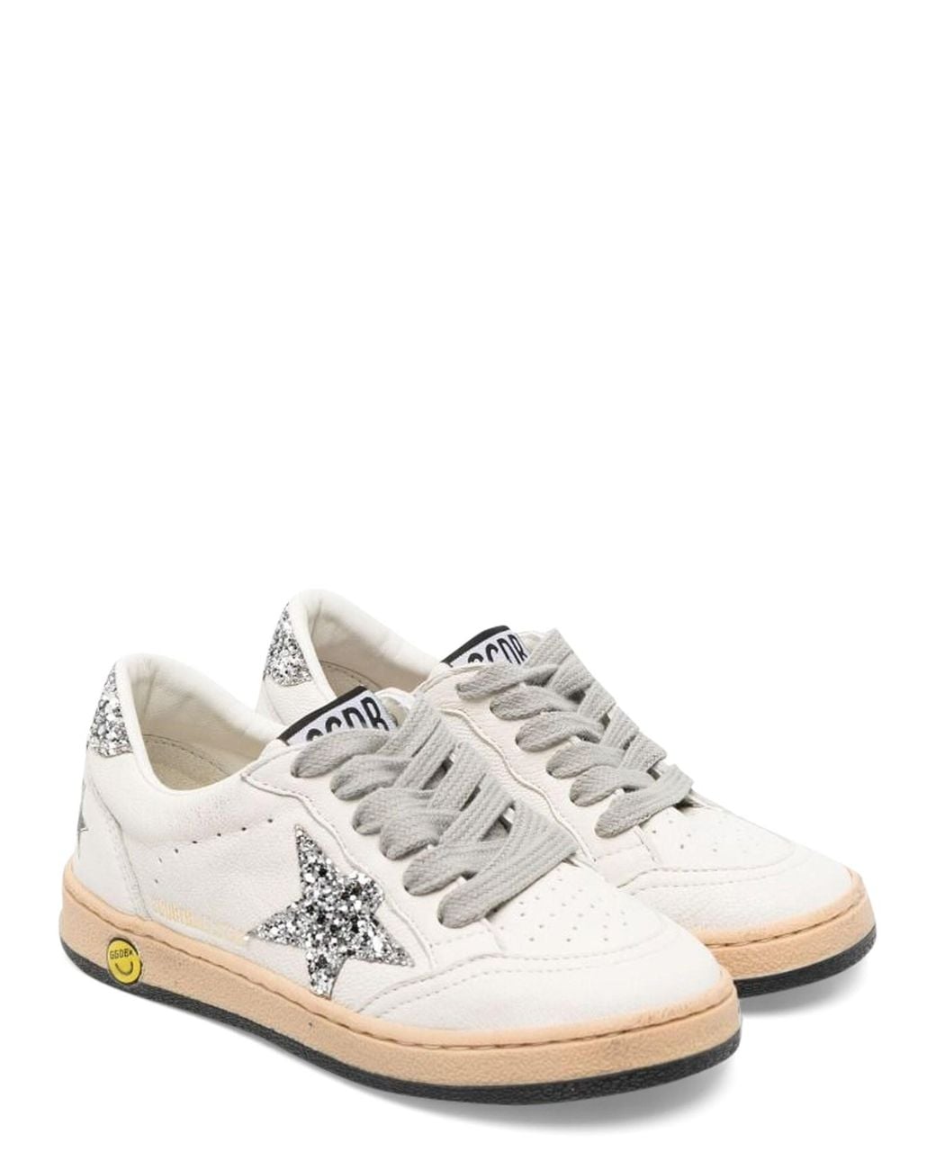 Golden Goose Deluxe Brand White Sneakers Ball Star Goat Leather Trainers