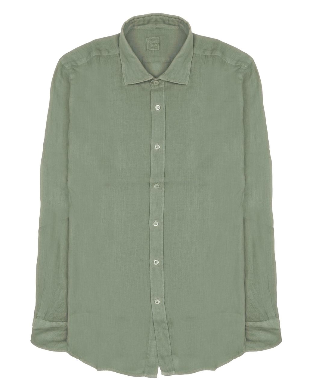 120% Lino Green Camicia for men