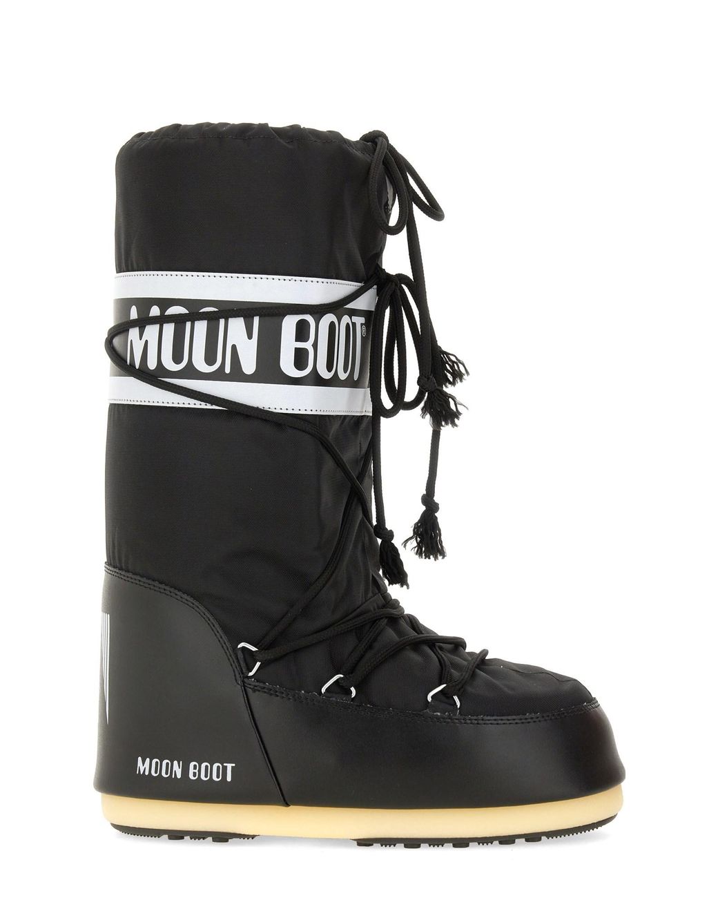 Moon Boot Black Stivali Icon