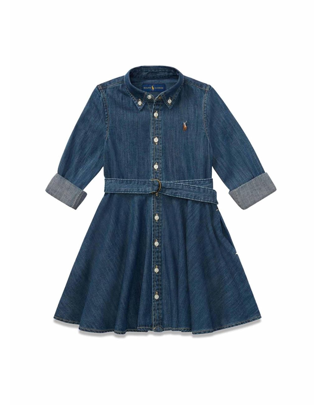 Polo Ralph Lauren Blue Denimshirtddresseswoven
