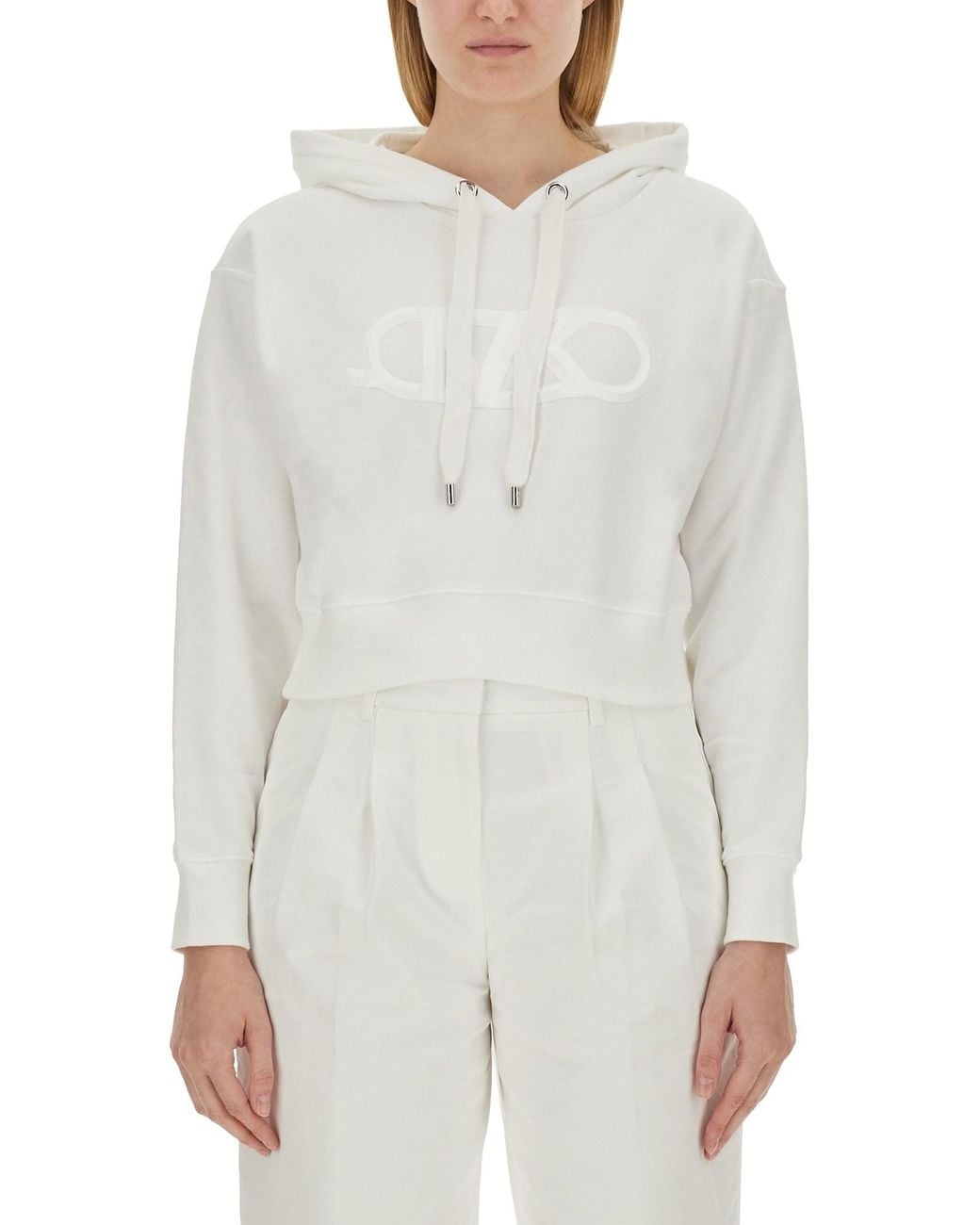 MICHAEL Michael Kors White Logo Sweatshirt