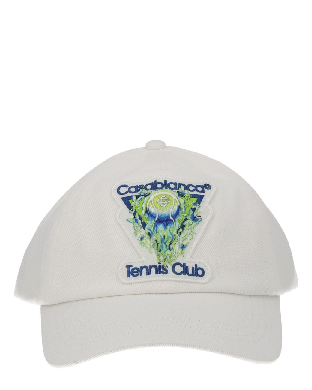 Casablanca Blue "Flaming Tennis Ball" Baseball Cap