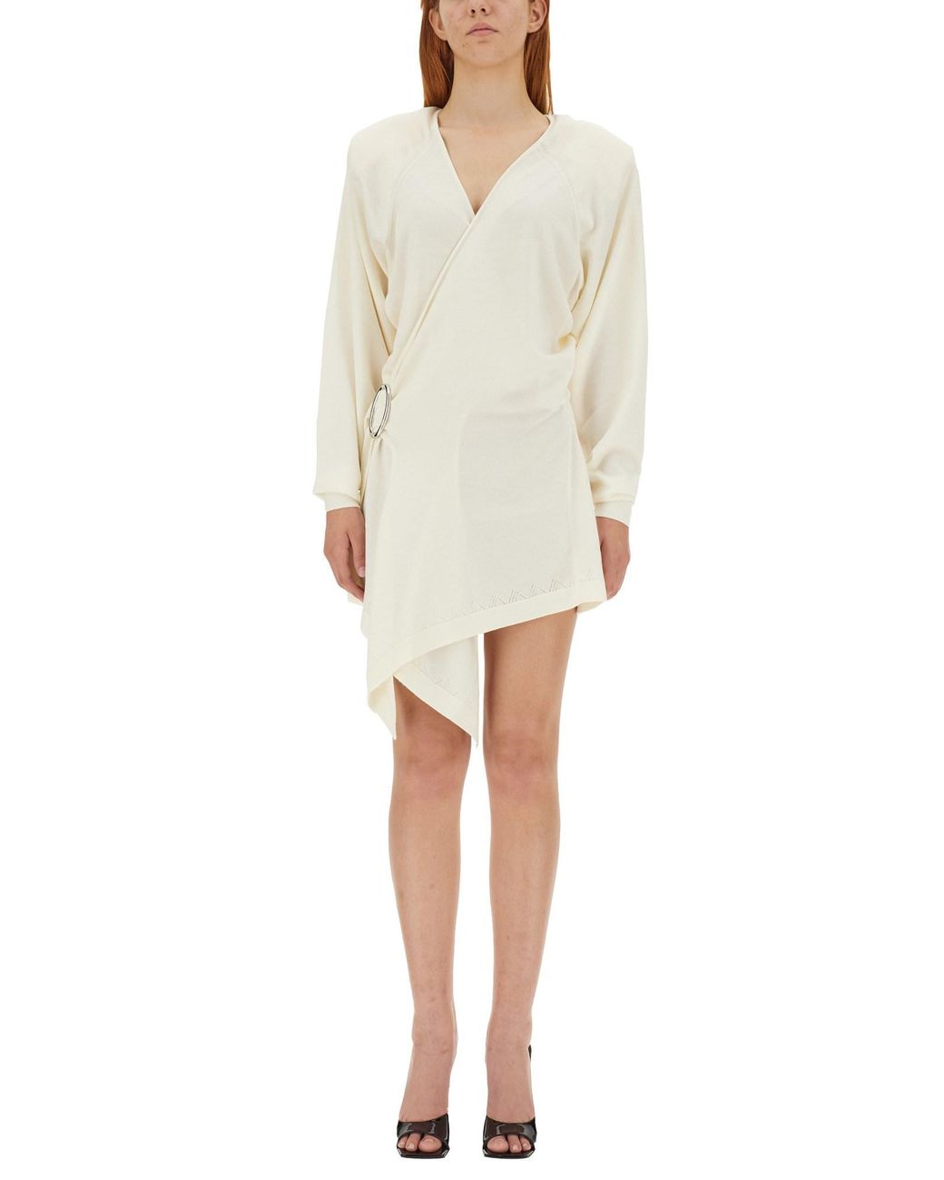 The Attico Natural Hurely Mini Dress