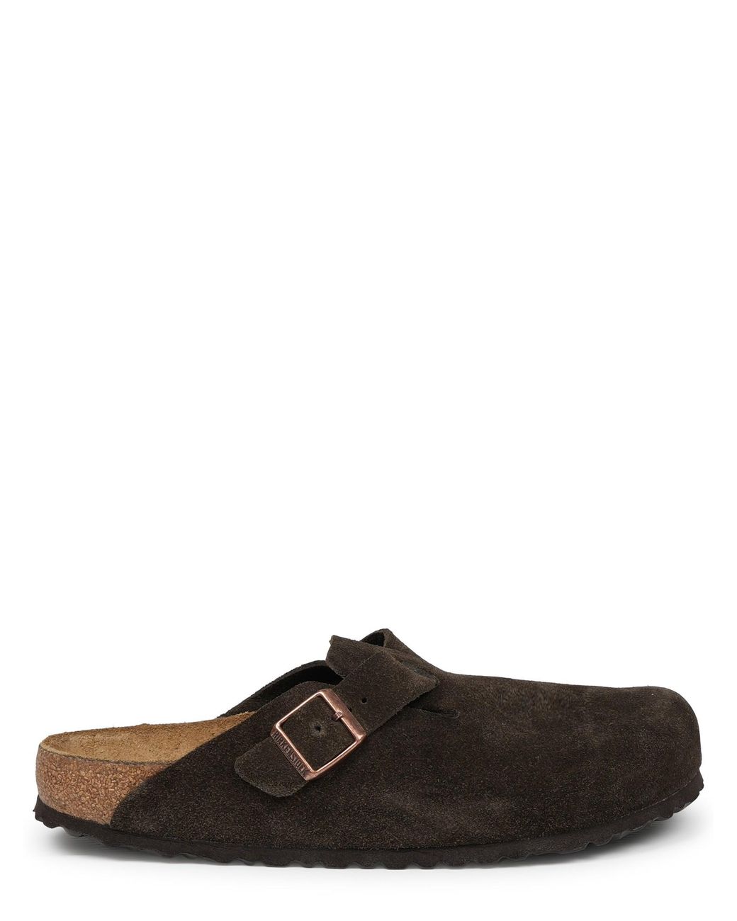 Birkenstock Brown Mini Boston Slip-On Sandals
