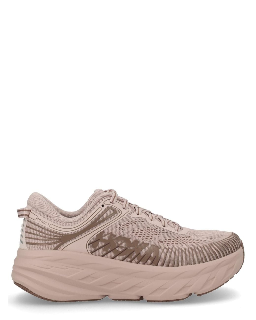 Hoka One One Pink "Bondi 7" Sneaker
