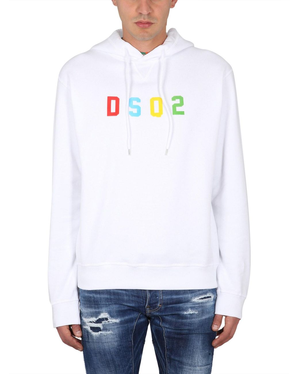 DSquared² White 'Cool Fit' Hoodie for men