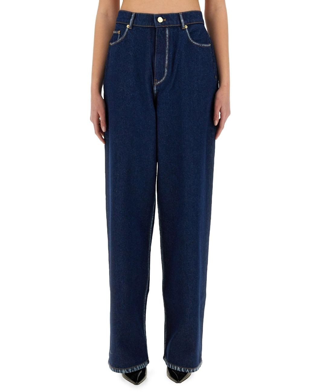 Nina Ricci Blue "Boyfriend" Jeans