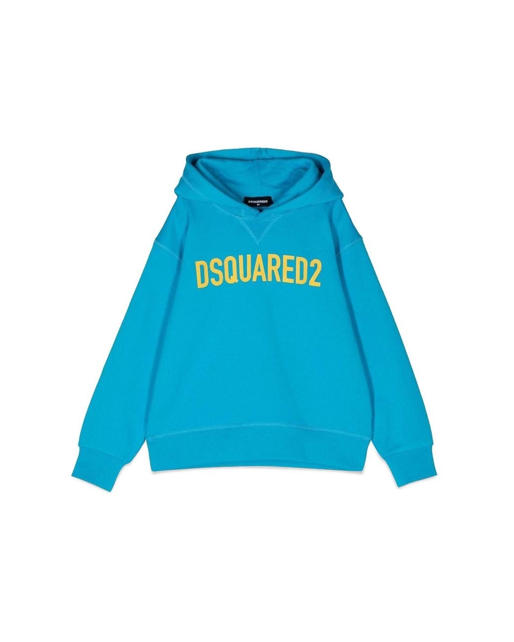 DSquared² Blue Hoodie And Logo Eco