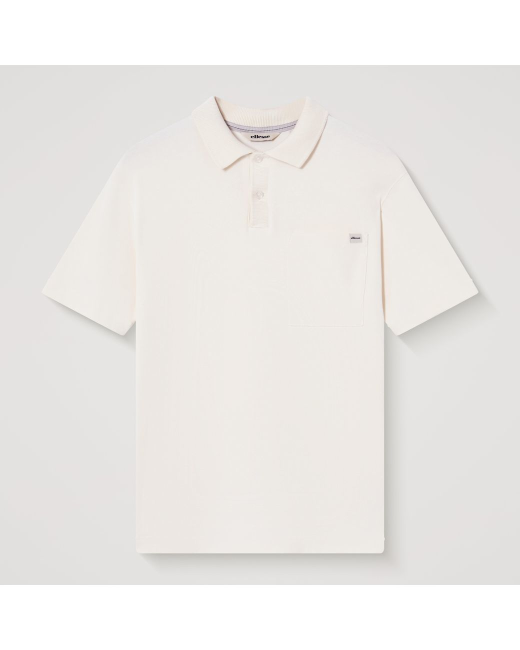 Ellesse White Arivito Polo for men