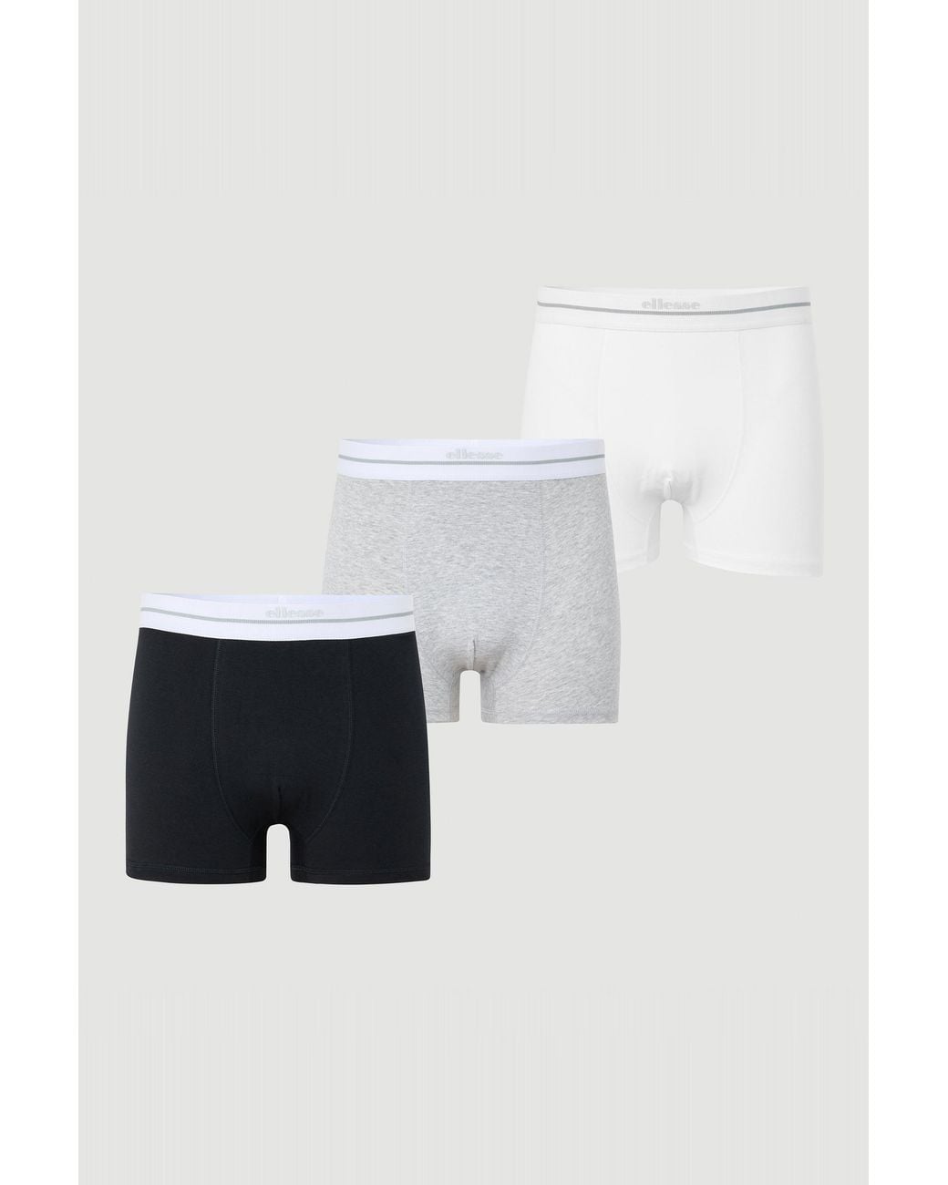 Ellesse White Ambria Trunks (3 Pack) Multi for men