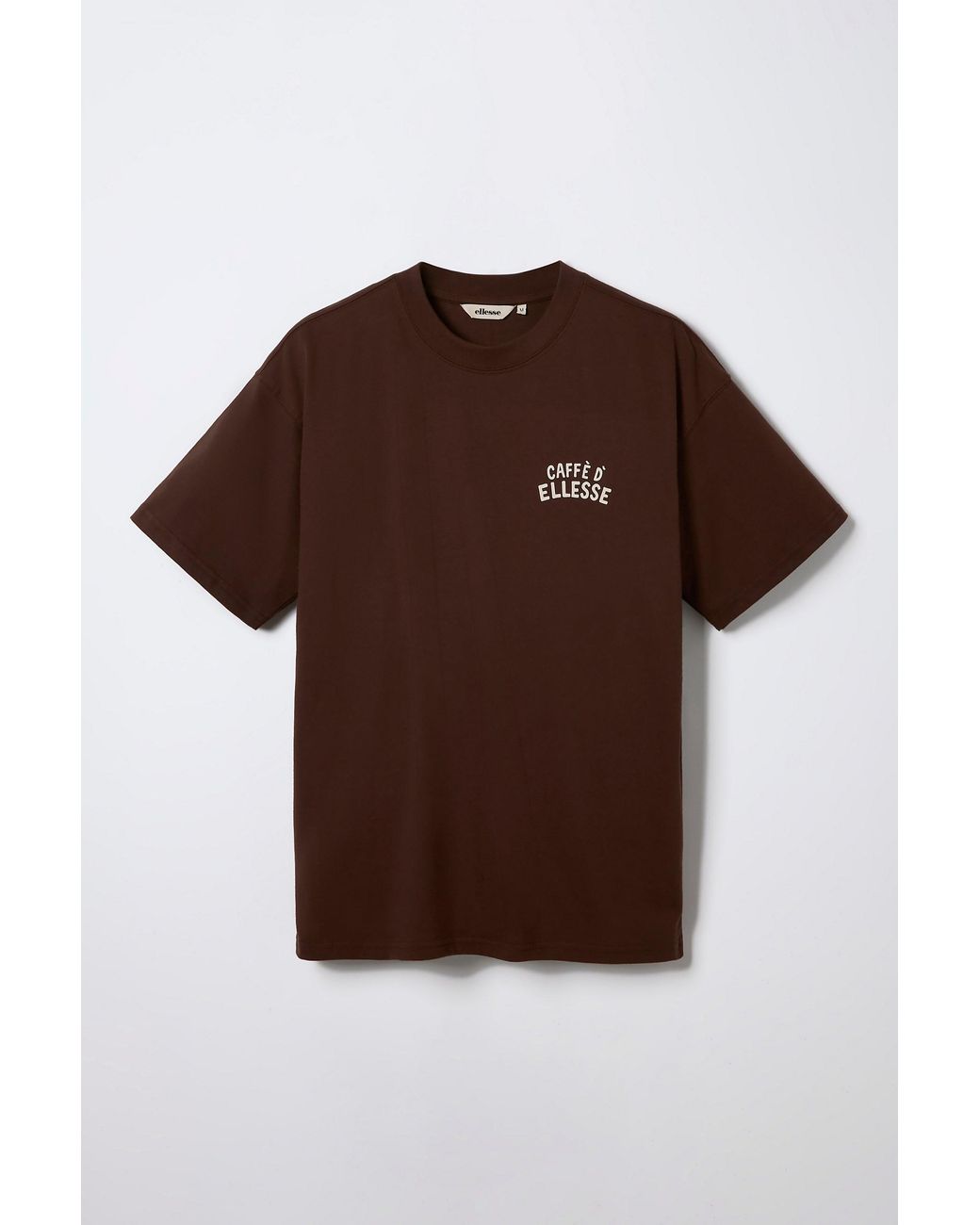 Ellesse Brown Caffe Tee Dark for men
