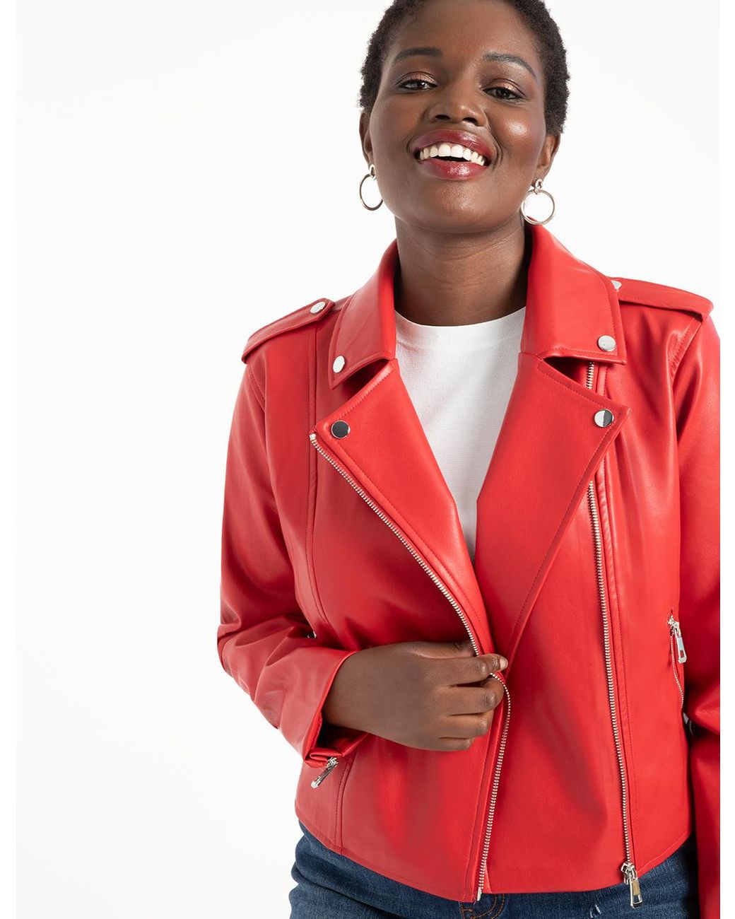 eloquii leather jacket