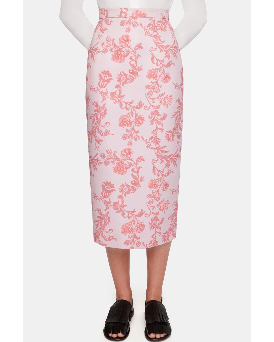 Emilia Wickstead Pink Lorelei Skirt