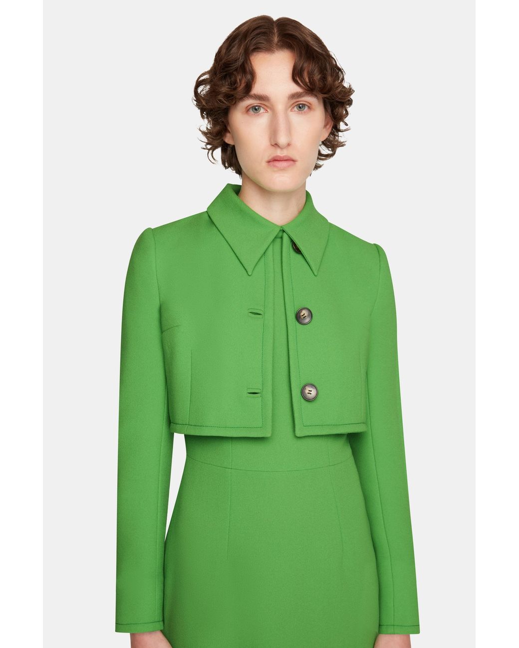 Emilia Wickstead Green Lizette Jacket