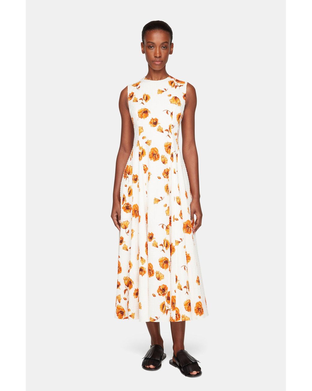 Emilia Wickstead White Chelsea Dress