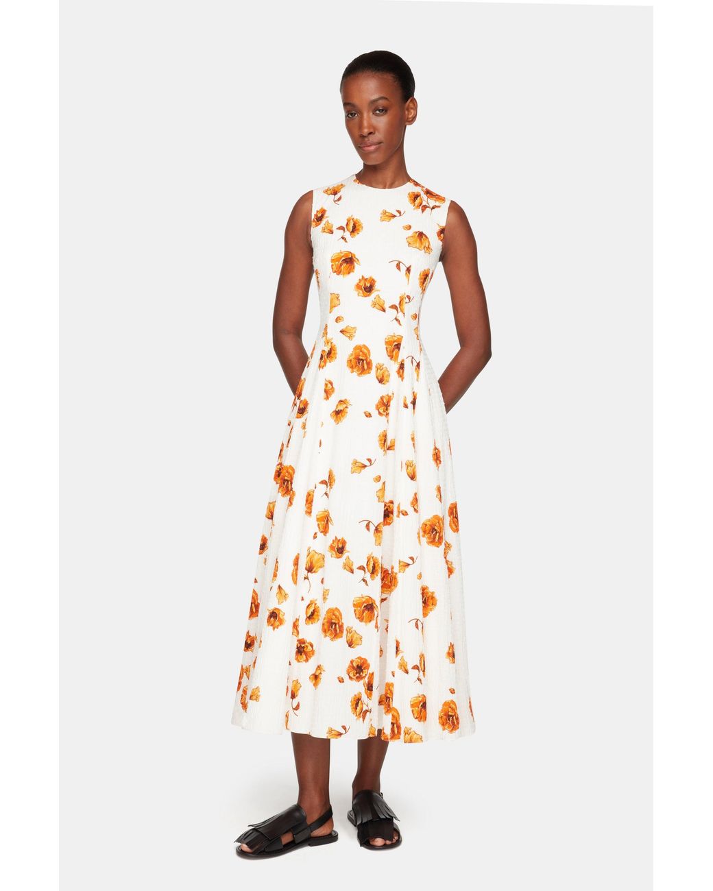 Emilia Wickstead White Chelsea Dress
