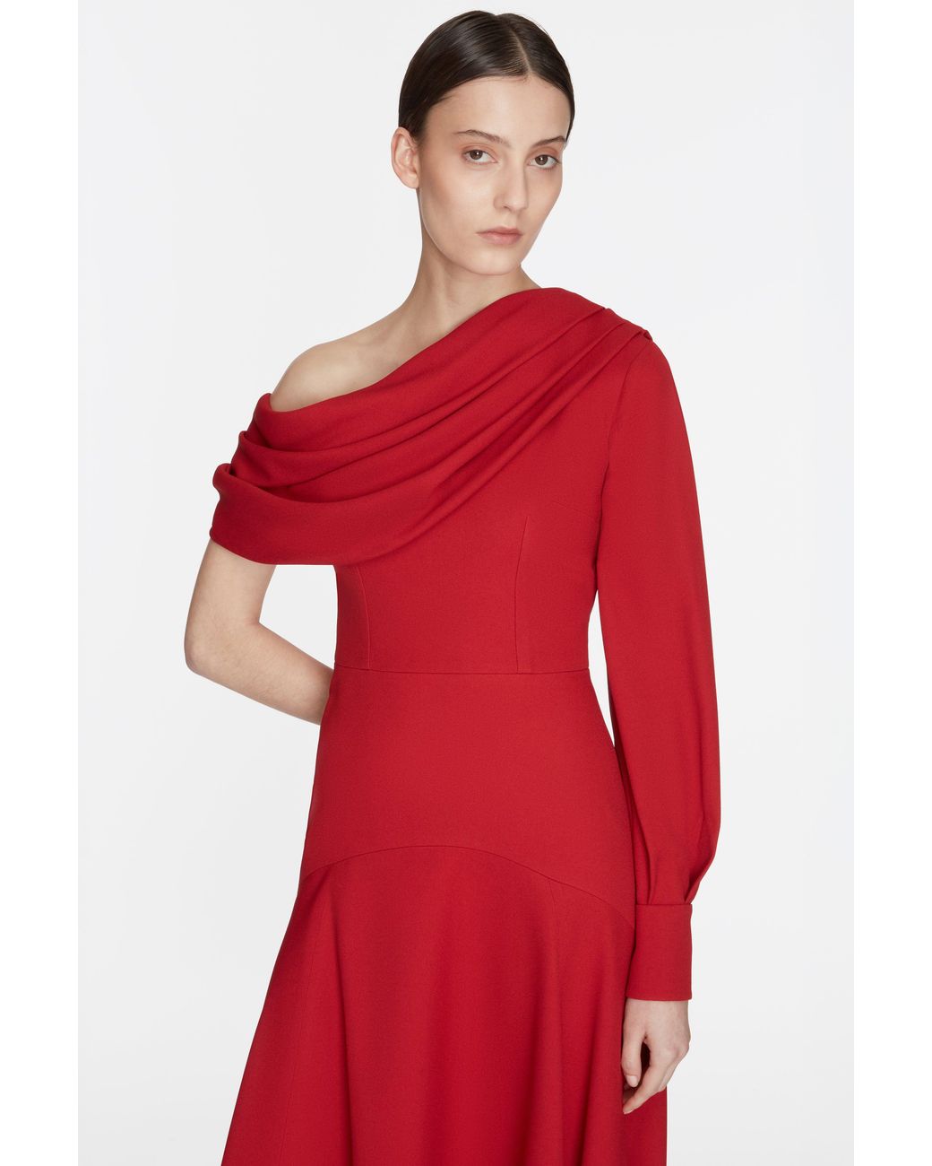Emilia Wickstead Red Sehima Dress