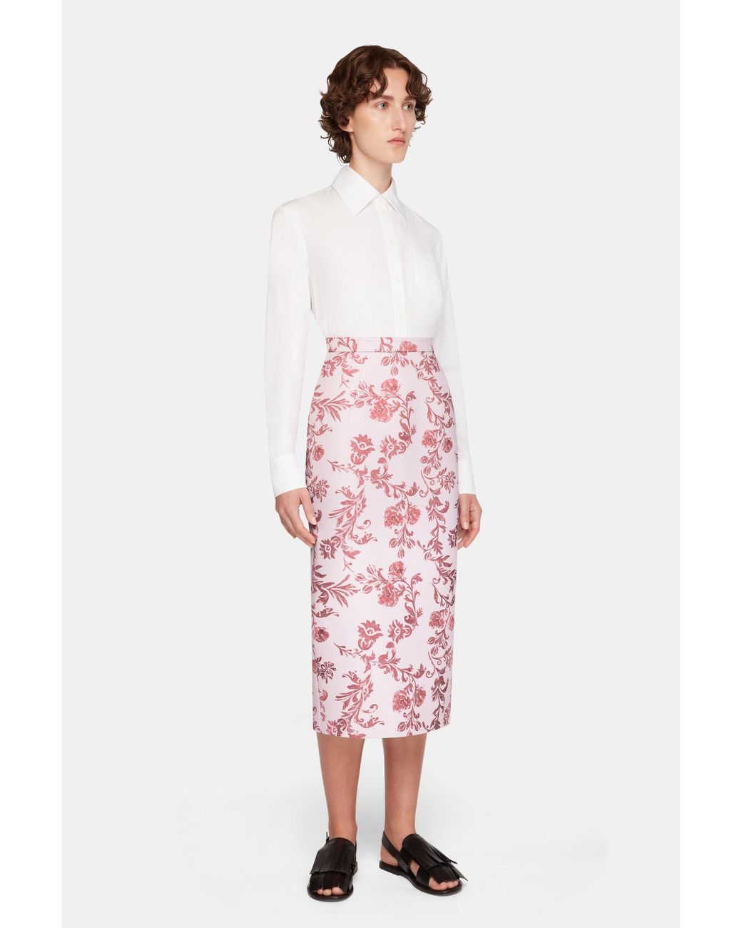 Emilia Wickstead Pink Lorelei Skirt