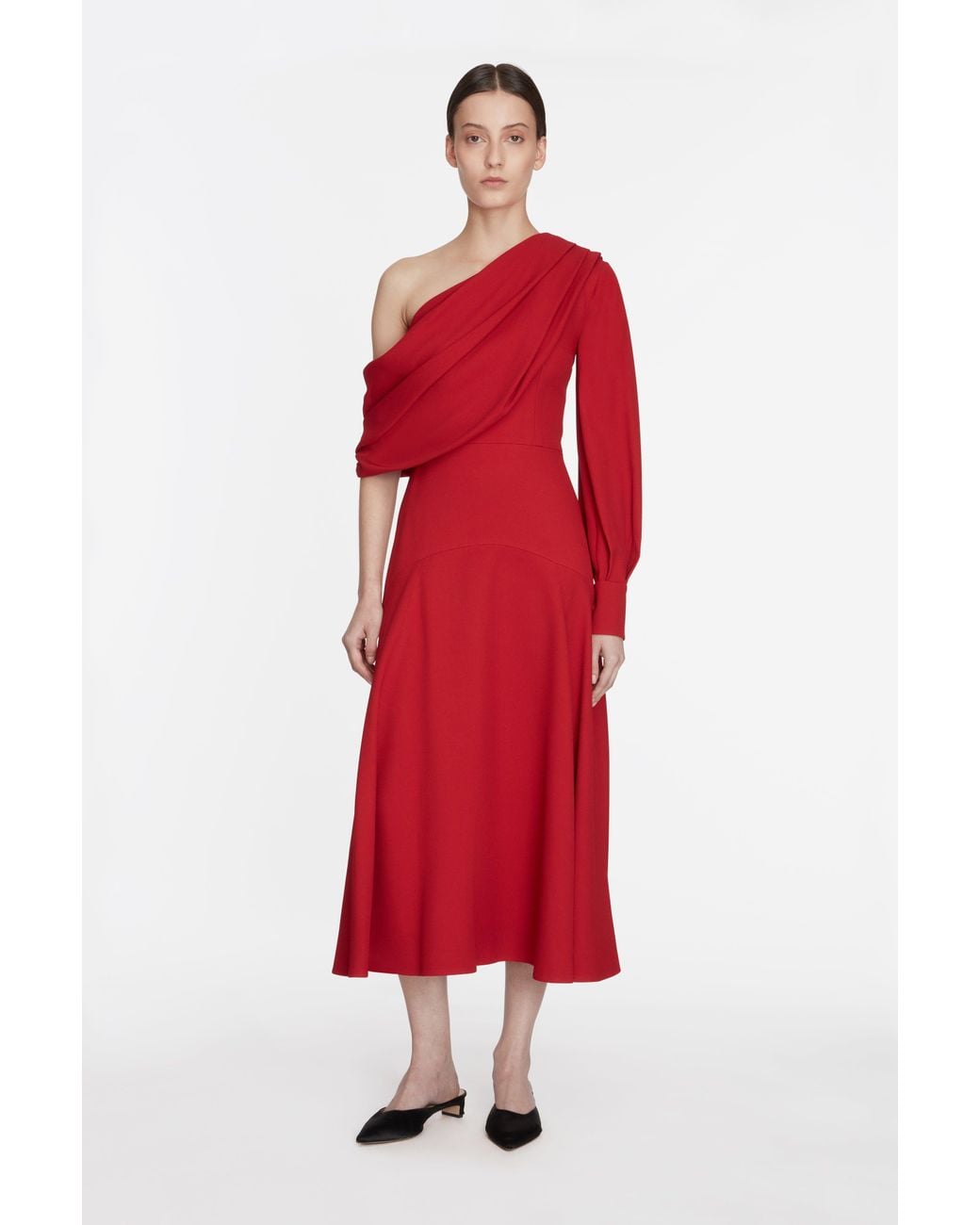 Emilia Wickstead Red Sehima Dress