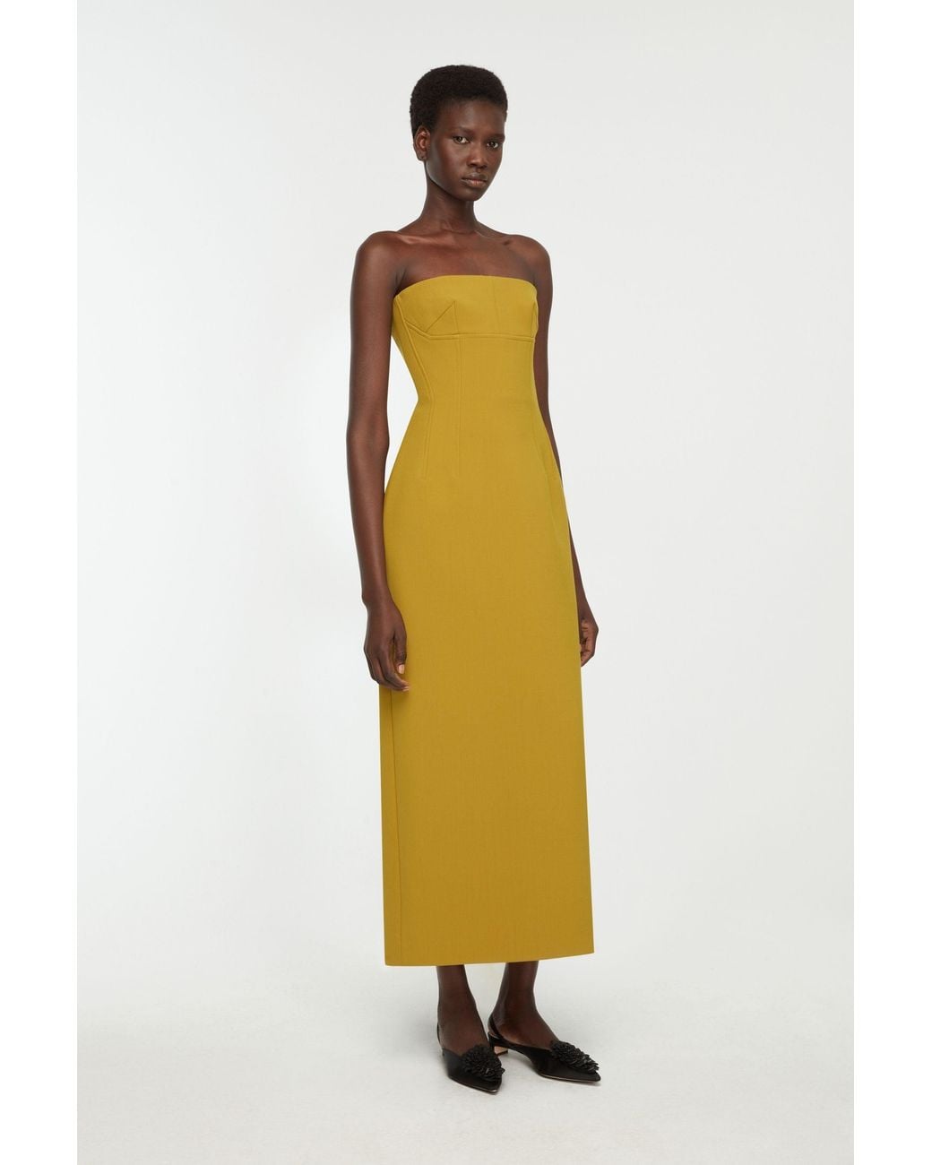 Emilia Wickstead Yellow Zenovia Dress