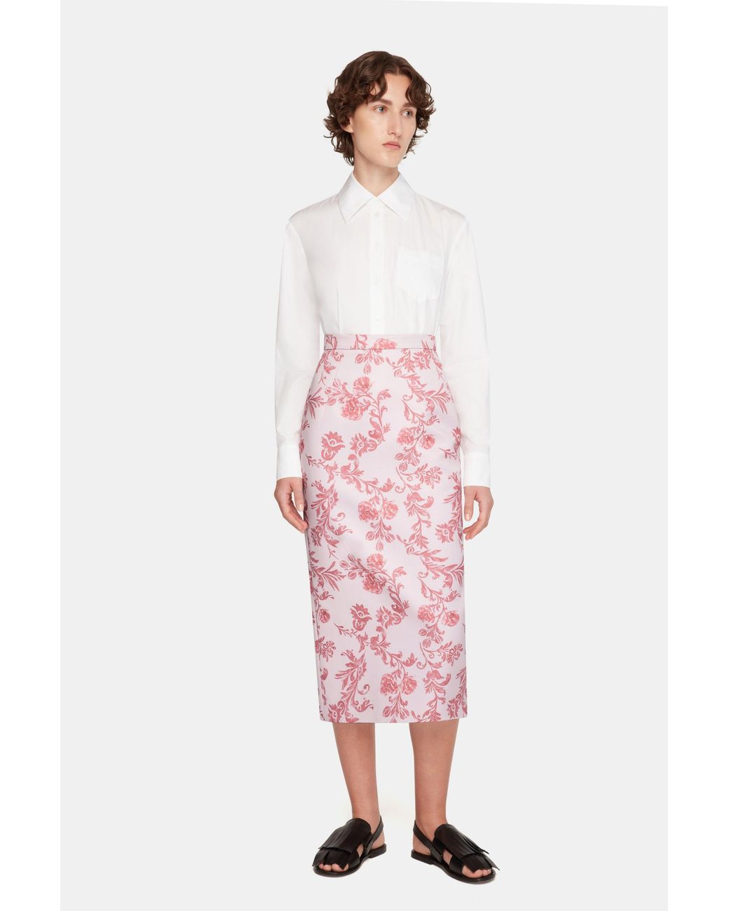 Emilia Wickstead Pink Lorelei Skirt