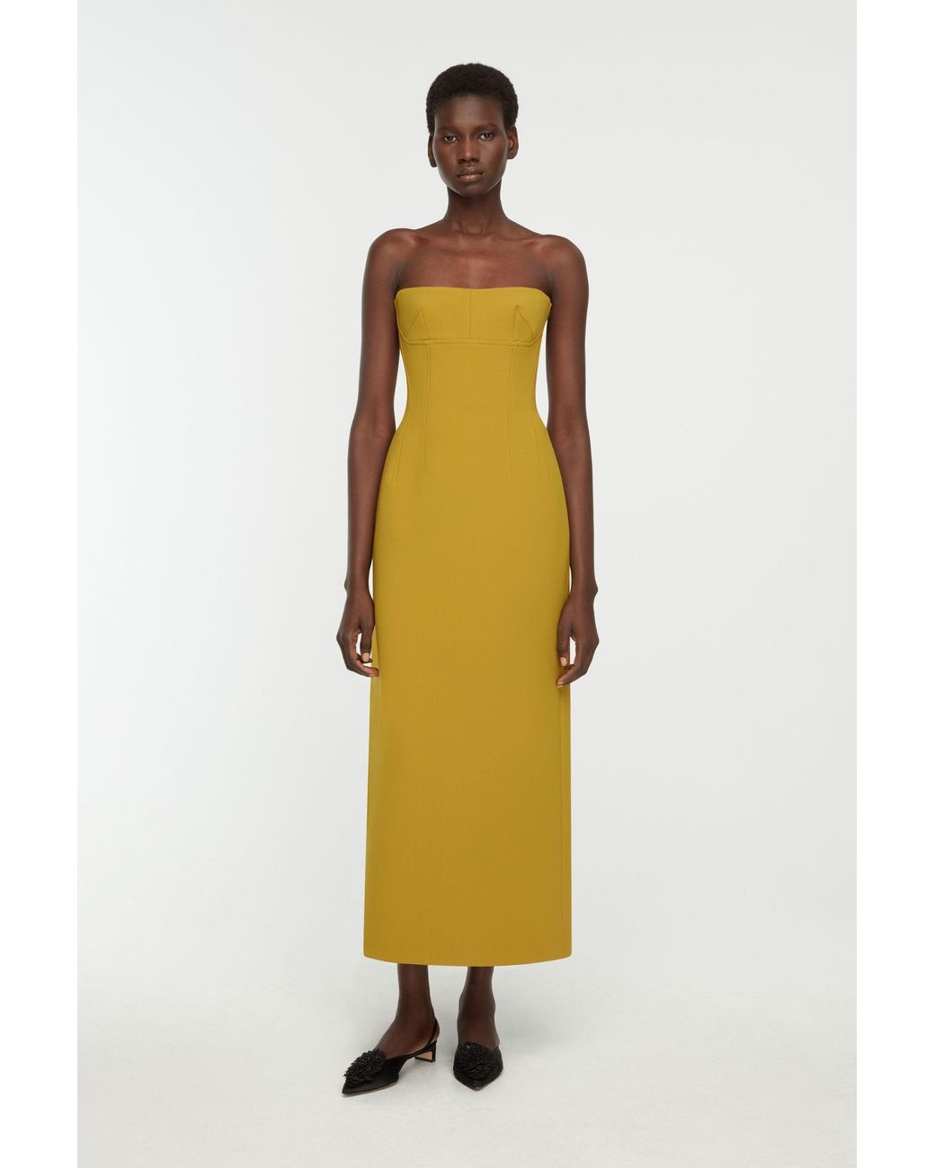 Emilia Wickstead Yellow Zenovia Dress