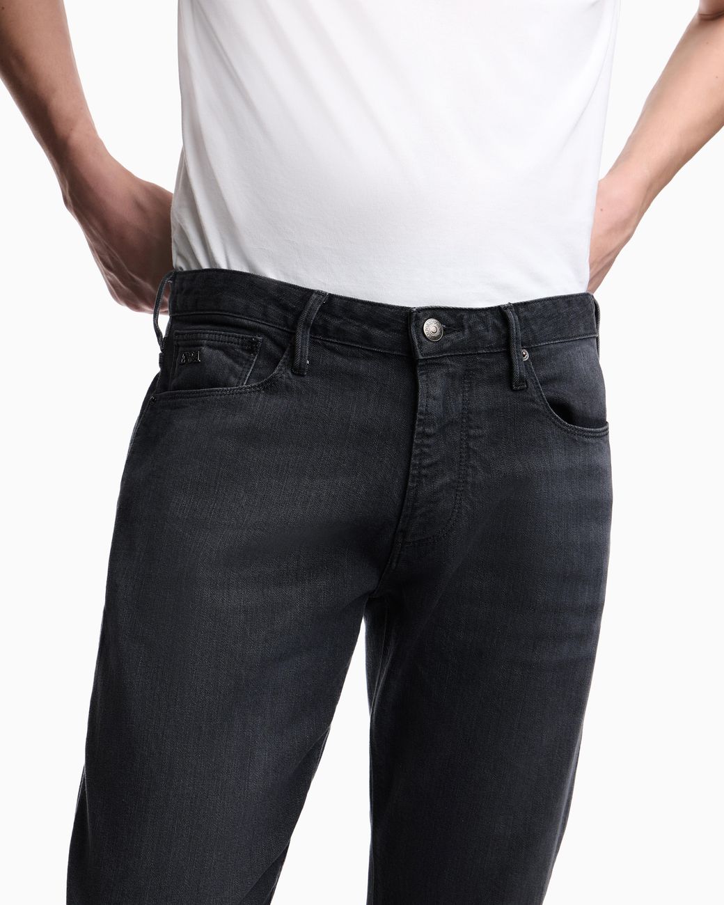 Emporio Armani Blue J06 Slim-Fit Jeans for men