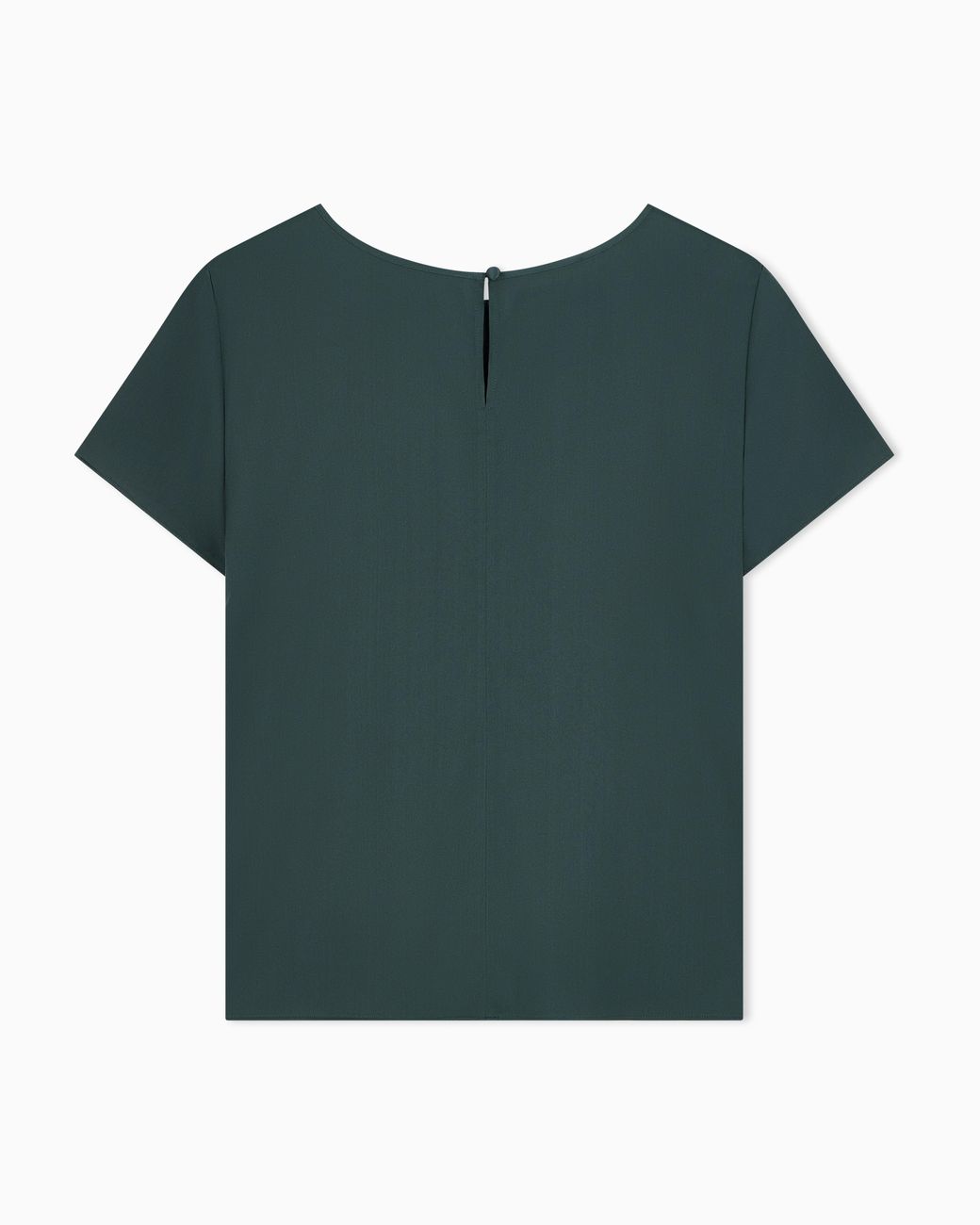 Emporio Armani Green Satin Blouse