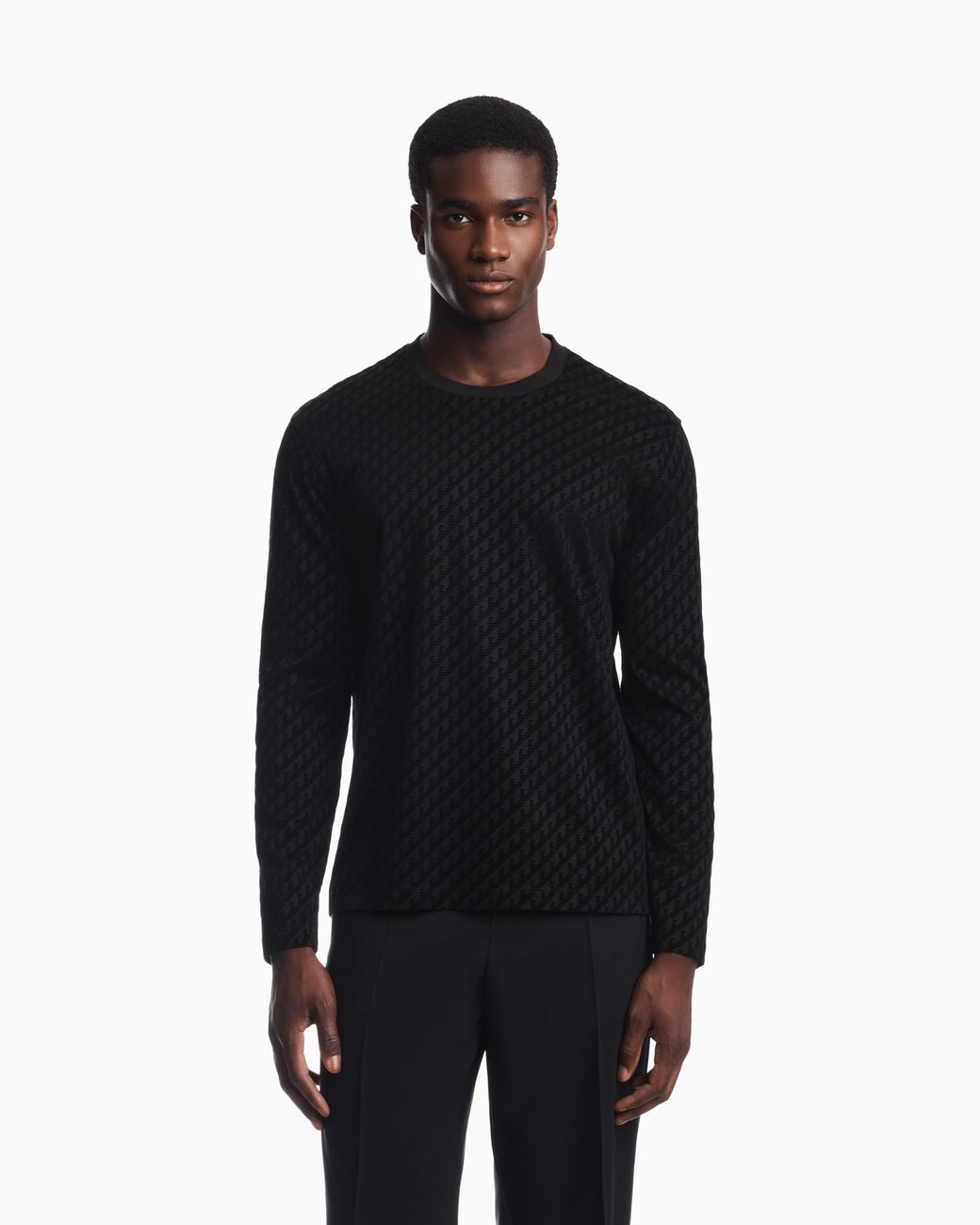 Emporio Armani Blue Jersey T-Shirt for men