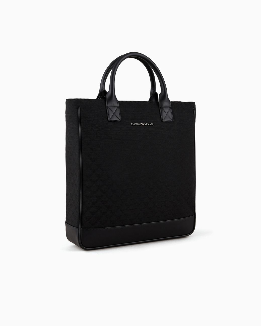 Emporio Armani Black Nylon Tote Bag for men