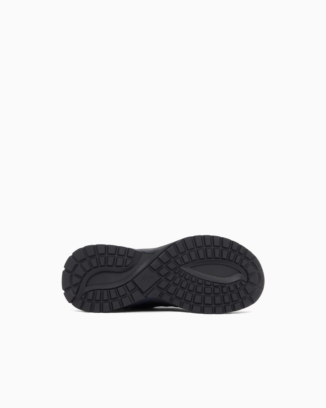 Emporio Armani Blue Sneakers With Mesh Suede And A Chunky Rubber Sole for men