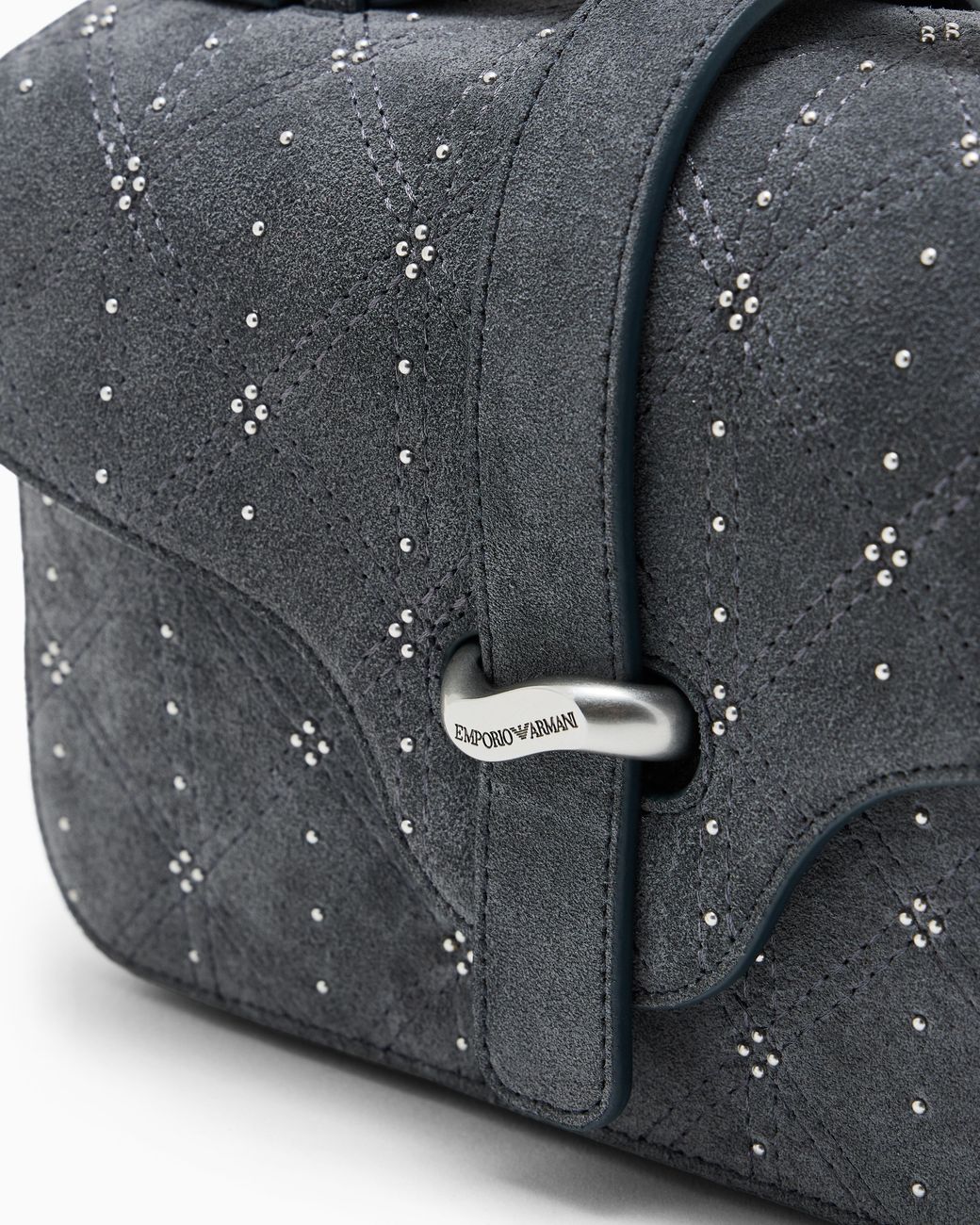 Emporio Armani Blue Top Handle Bag