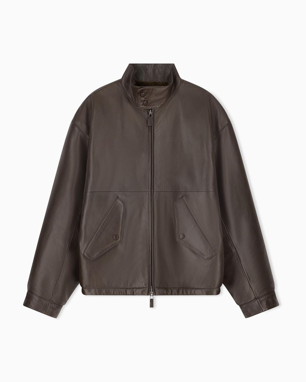 Emporio Armani Brown Reversible Blouson Jacket for men
