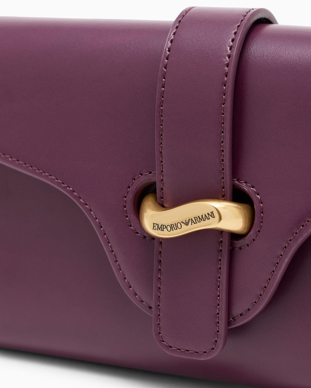 Emporio Armani Purple Wallet On Chain