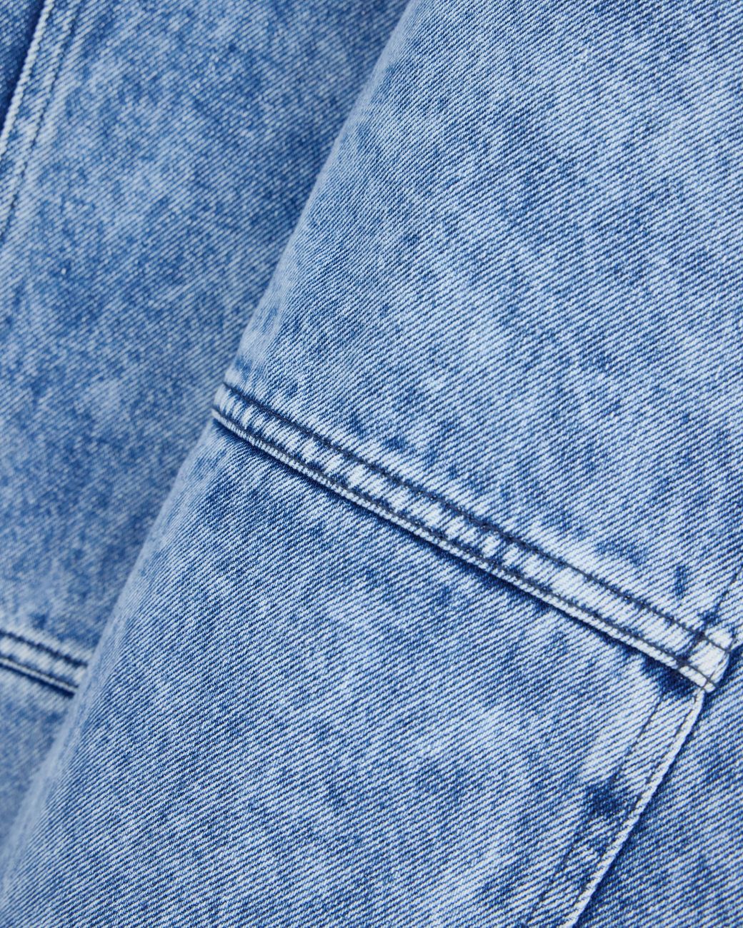 Emporio Armani Blue Relaxed Fit Five-Pocket Pants