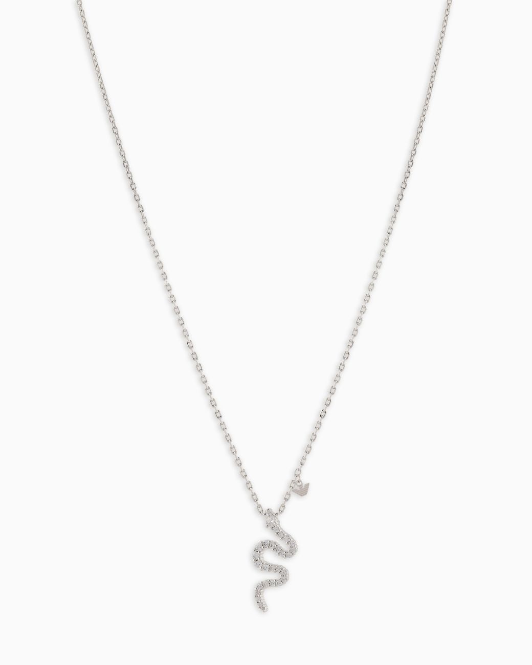 Emporio Armani Metallic Sterling Pendant Necklace