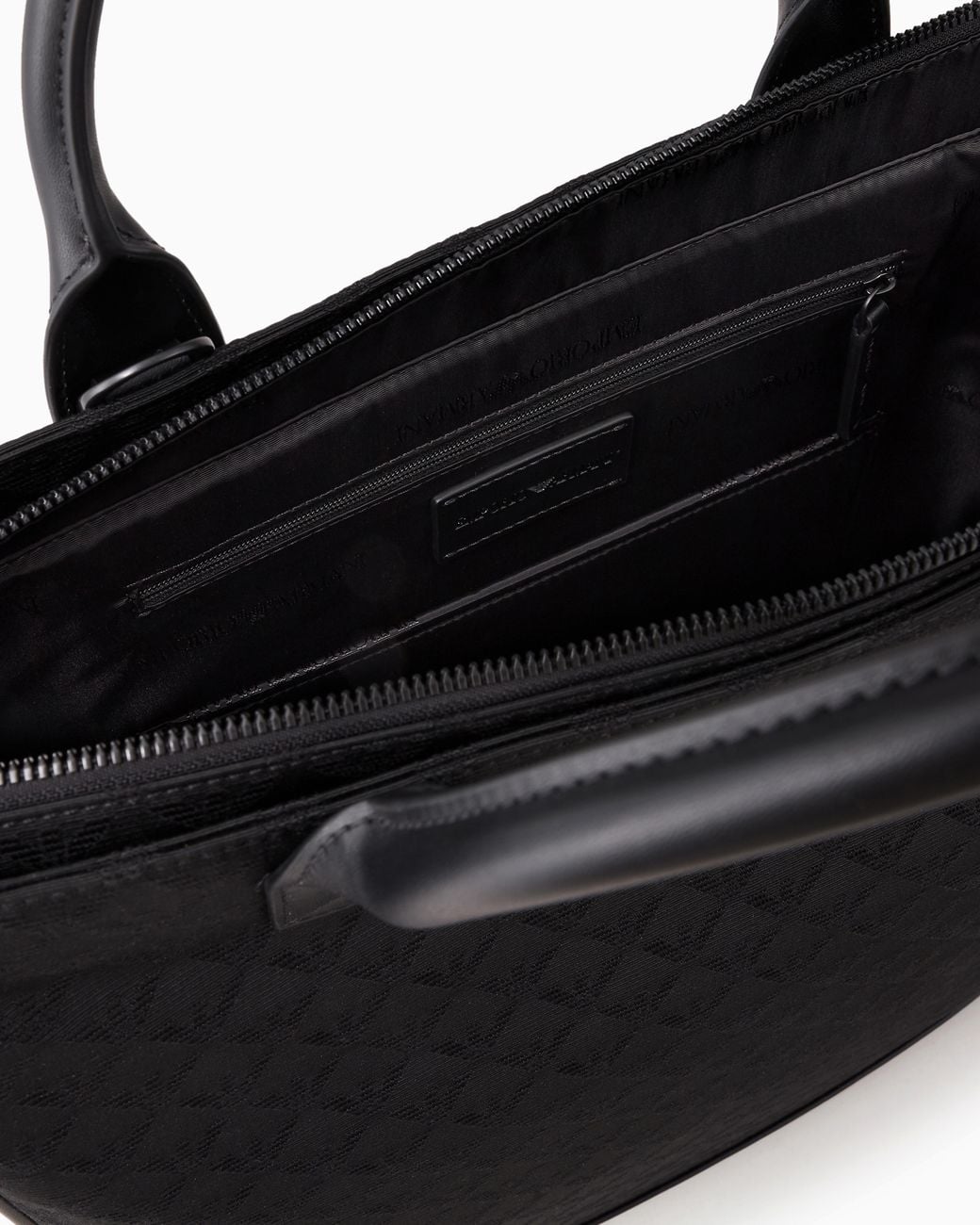 Emporio Armani Black Nylon Tote Bag for men