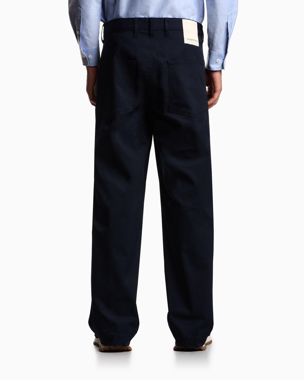 Emporio Armani Blue Five-Pocket Trousers for men