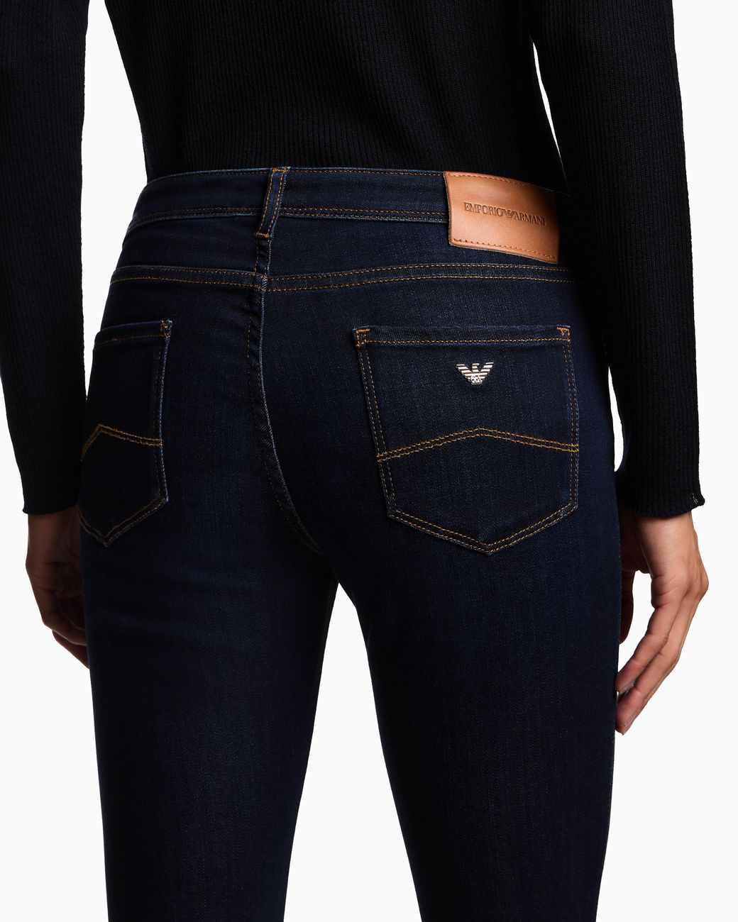 Emporio Armani Blue J28 Skinny Jeans