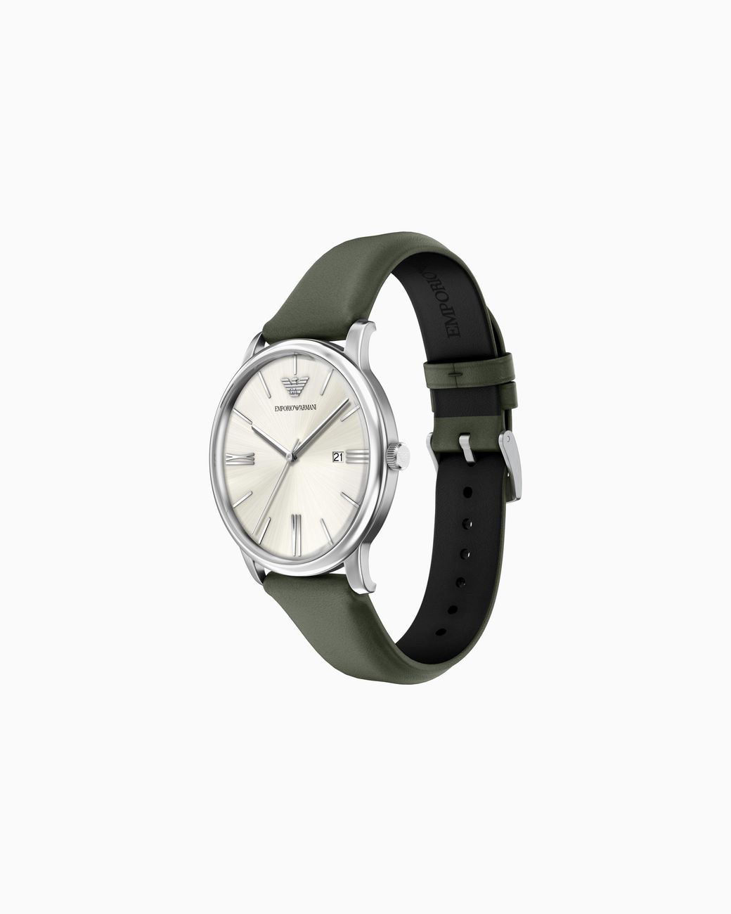 Emporio Armani White Quartz Watch for men