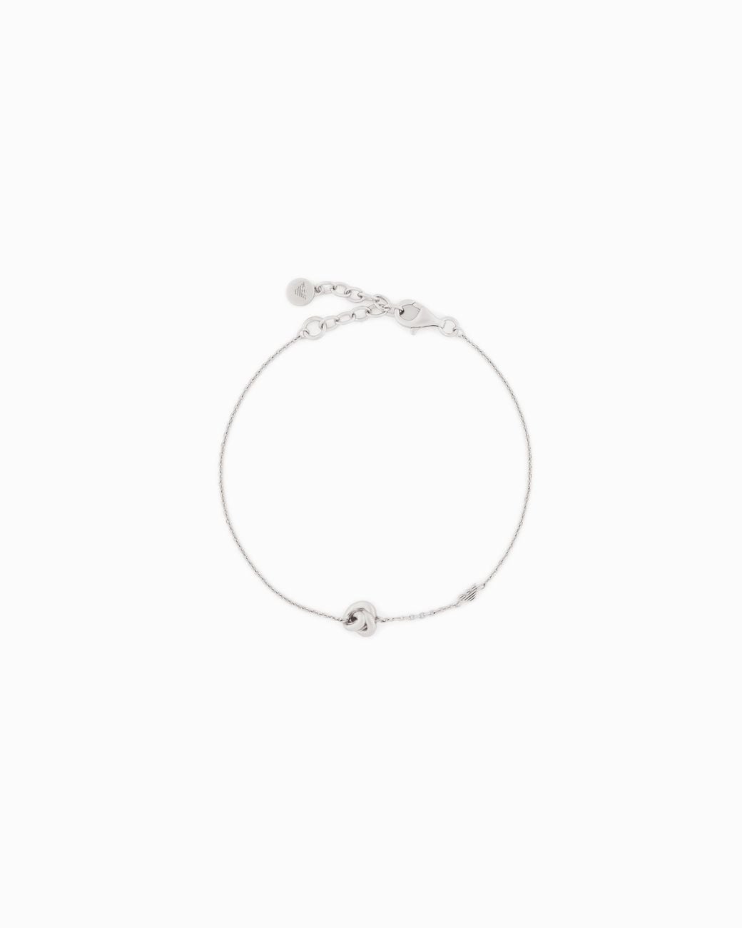 Emporio Armani White Sterling Knot Bracelet