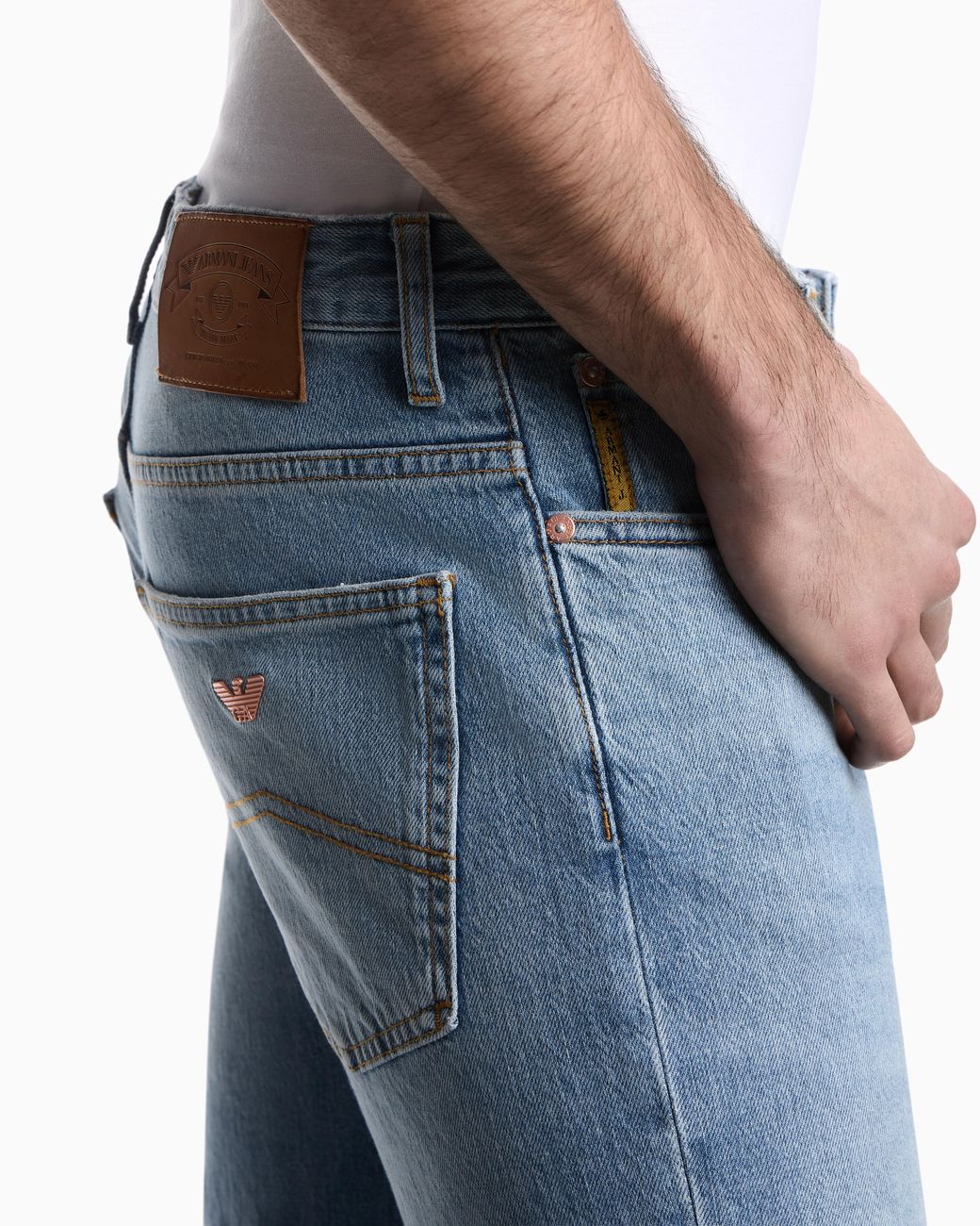 Emporio Armani Blue Armani Jeans J06 Slim Fit Denim Jeans for men