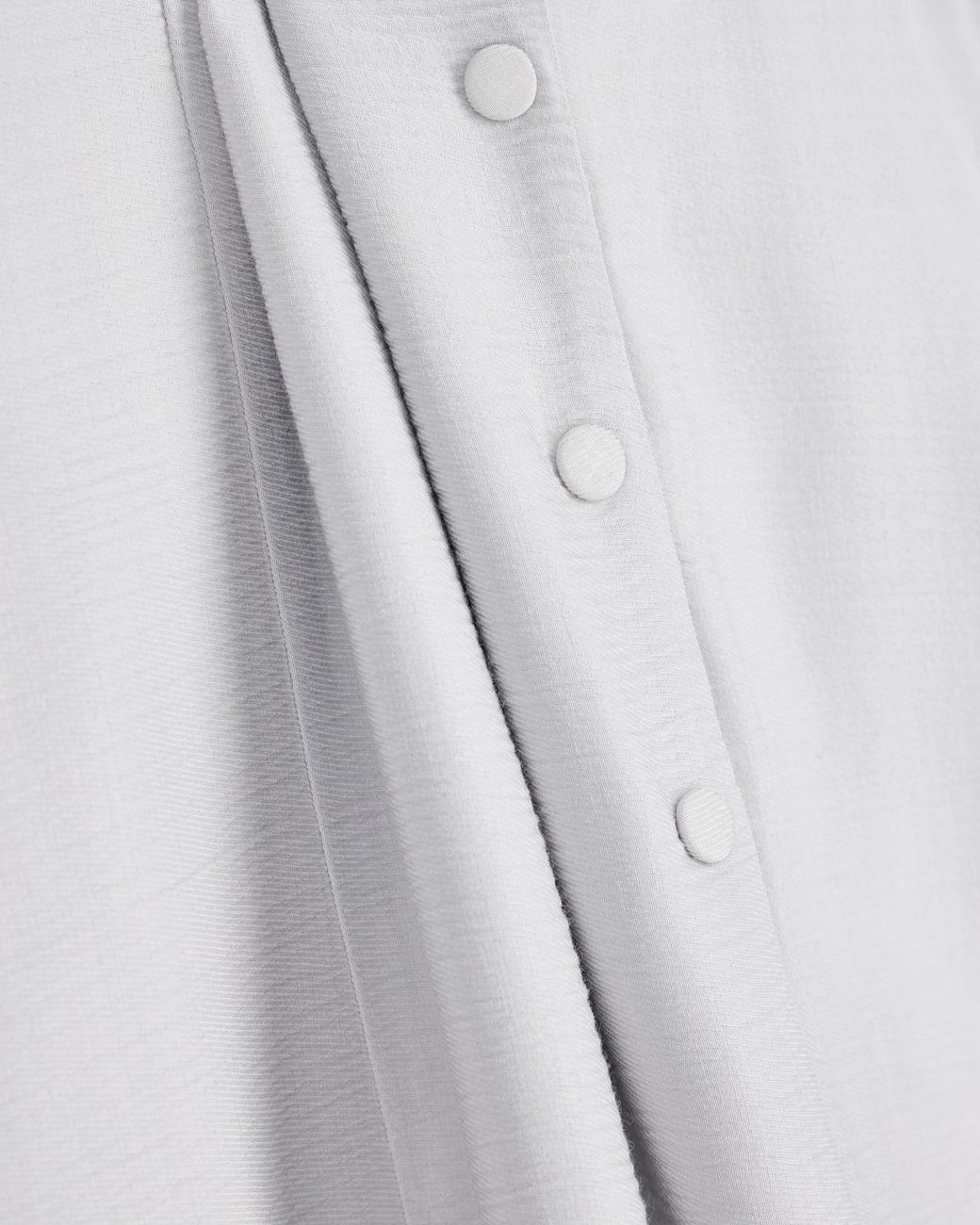 Emporio Armani White Textured Fabric Blouse With Bark Effect Signature Capsule